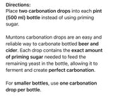 Muntons Carbonation Drops 160g Pack of Approximately 80 Drops For Up To 40 x 1 Pint / 500ml Bottles