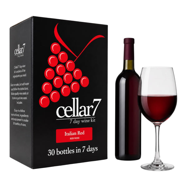 Cellar 7 by Youngs 30 Bottle 7 Day Wine Kit - Italian Red - SPECIAL OFFER AS BEST BEFORE IS 31/10/2026