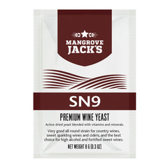 Yeast Sachet - Mangrove Jack's Premium SN9 Wine Yeast 8g - For Fortified & High Alcohol Wines