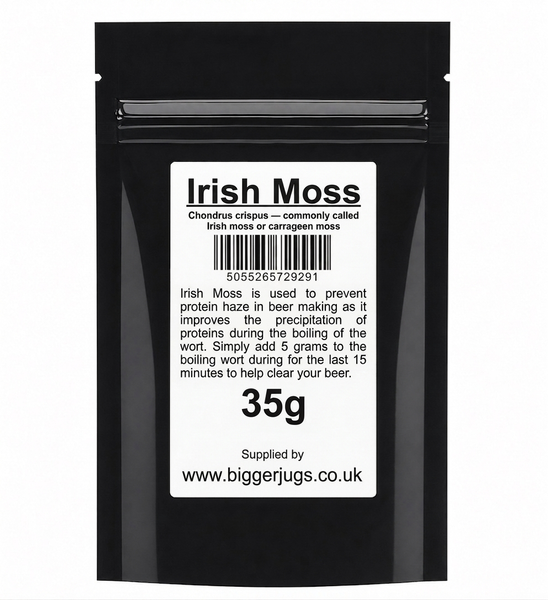 Irish Moss (Carragreen Moss / Chondrus Crispus) 35g - Supplied in Resealable Pouch