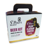 St Peters Brewery Plum Flavour Porter 3Kg Beer Kit Makes 35 Pints - SPECIAL OFFER AS BEST BEFORE IS 30/04/2026