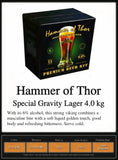Bulldog Brews Hammer of Thor Special Gravity Lager 4.0Kg Beer Kit