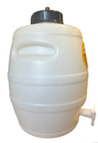 Pressure Barrel - 5 Gallon with 4" 8g Pin Valve Cap & Integral Grab Handles