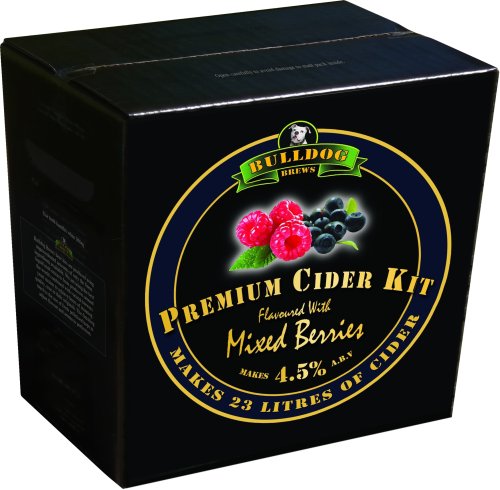 Bulldog Brews Mixed Berries Flavoured 3.0Kg Cider Kit - SPECIAL OFFER AS BEST BEFORE IS 30/11/2026