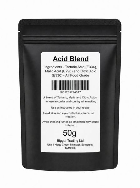 Acid Blend 50g - Supplied in Resealable Pouch - For Making Country Wines & Cordials 