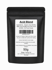 Acid Blend 50g - Supplied in Resealable Pouch - For Making Country Wines & Cordials 