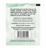Yeast Sachet - Youngs All Purpose White Wine Yeast 5g