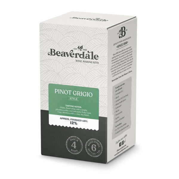 Beaverdale 6 Bottle Trial Size Wine Kit - Pinot Grigio