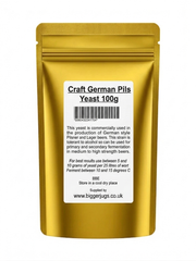Bigger Jugs Gold Packet Craft German Pils / Lager Yeast - 100g Supplied in Resealable Pouch