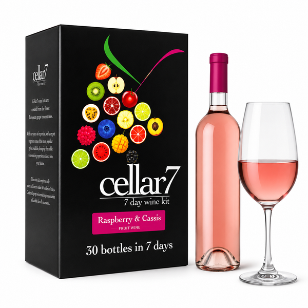 Cellar 7 by Youngs 30 Bottle 7 Day Wine Kit  - Raspberry & Cassis