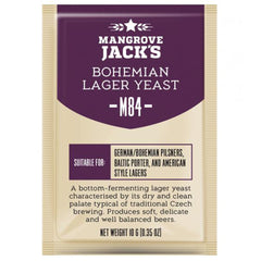 Yeast Sachet - Mangrove Jack's Craft Series Bohemian Lager M84 Yeast 10g