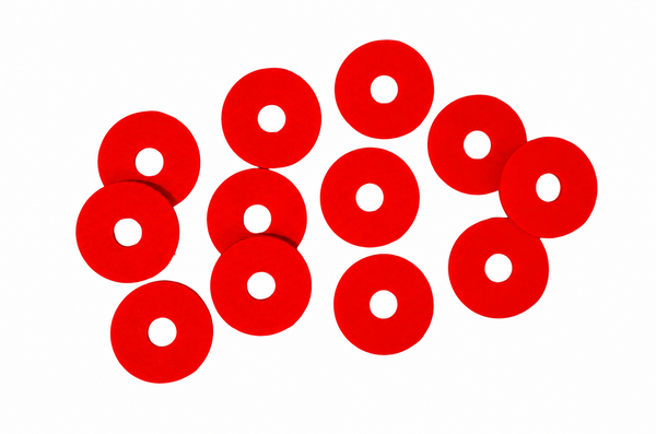 Grolsch Type Spare Washers - Pack of 12 For Swing Top Bottle Closures Both Ceramic & Plastic