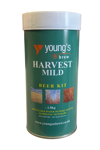 Young's Harvest Mild 40 pint 1.8Kg Beer Kit - NEW WEIGHT