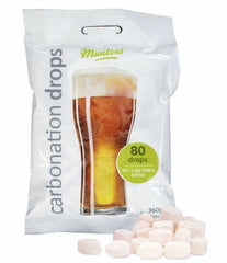 Muntons Carbonation Drops 160g Pack of Approximately 80 Drops For Up To 40 x 1 Pint / 500ml Bottles