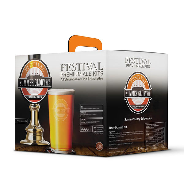 Festival Premium Ale Kits - Summer Glory Golden Ale 3.6Kg Beer Kit