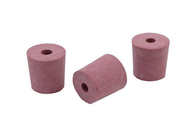 Pack of 10 Rubber Bungs With Holes For Airlocks To Fit Glass DemiJohns