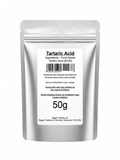 Tartaric Acid 50g Supplied in Heavy Duty Resealable Pouch