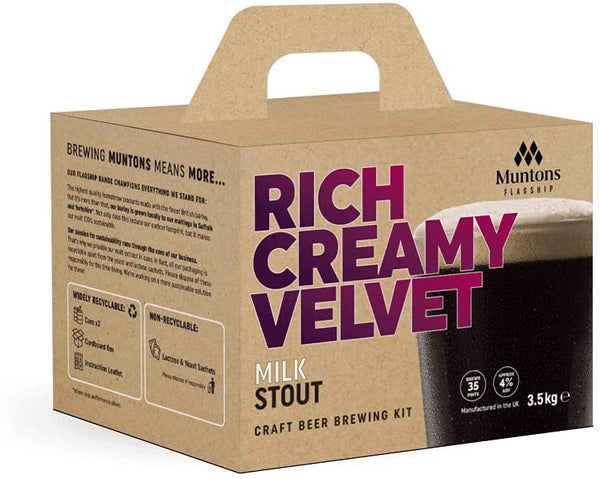 Muntons Flagship Milk Stout 3.5Kg - SPECIAL OFFER AS BEST BEFORE IS 31/08/2026