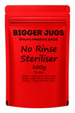 Sodium Percarbonate No Rinse Cleanser / Steriliser 100g Supplied in Heavy Duty Resealable Pouch