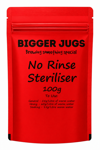Sodium Percarbonate No Rinse Cleanser / Steriliser 100g Supplied in Heavy Duty Resealable Pouch