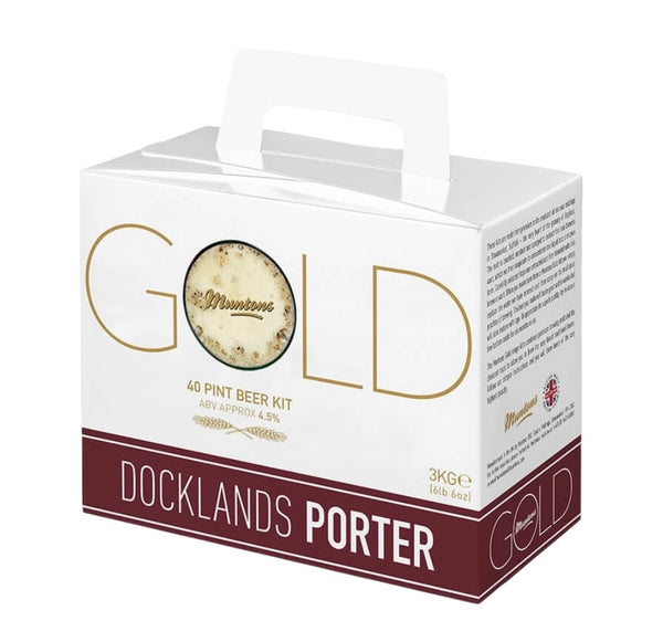 Muntons Gold Docklands Porter 3Kg Beer Kit Makes 40 Pints (23 Litres)