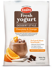 EasiYo Chocolate & Orange Flavoured Dessert Style Yogurt Sachet - SPECIAL OFFER BEST BEFORE IS 27/09/2026