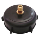 King Keg 4" Cap with Deep Drilled Pin Valve (Piercing Pin Type) and O Ring