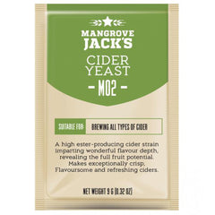 Yeast Sachet - Mangrove Jack's Craft Series Cider M02 Yeast 9g