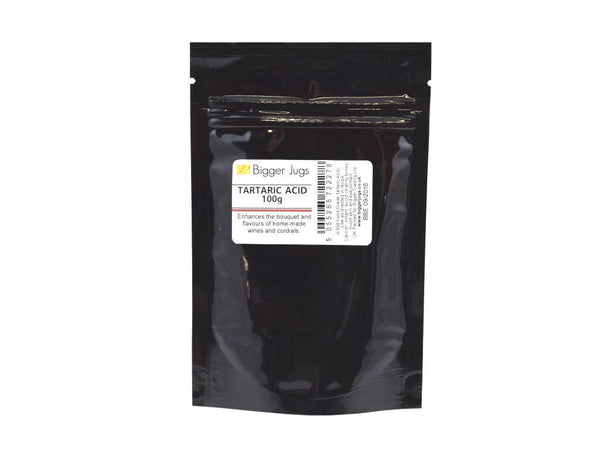 Tartaric Acid 100g Supplied in Heavy Duty Resealable Pouch