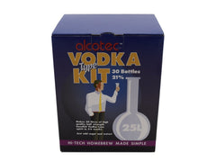 Alcotec Home Brewing Vodka Type Spirit Kit - Makes 25 Litres (30 Bottles) at 21% ABV