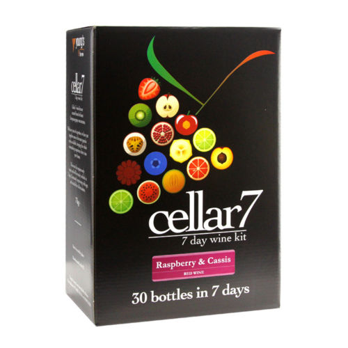 Cellar 7 by Youngs 30 Bottle 7 Day Wine Kit  - Raspberry & Cassis