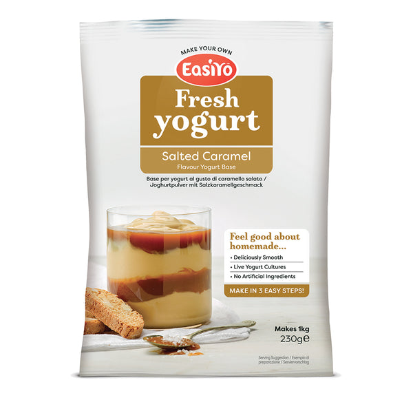 EasiYo Salted Caramel Flavoured Yogurt Sachet 230g