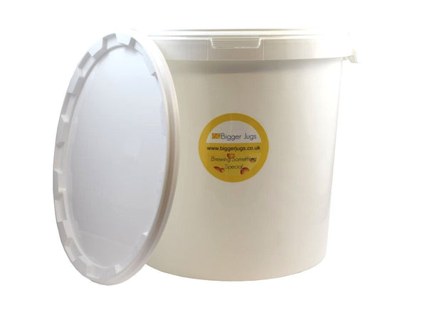 Fermentation Vessel  - 33 Litre Bucket & Solid Lid (Plain)
