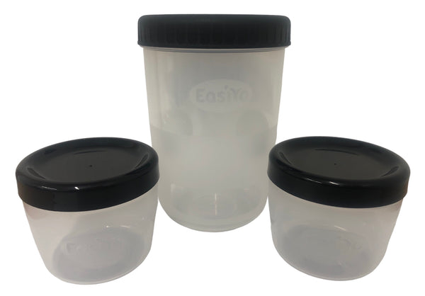 EasiYo Extra 1Kg Yogurt Jar & 2 Lunchtakers - For Use in EasiYo 1Kg Yoghurt Maker