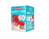 EasiYo Pack of 2 500g Yogurt Making Jars & Basket - For Use in EasiYo 1Kg Yoghurt Maker