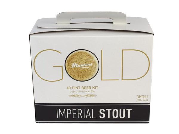Muntons Gold Imperial Stout 3Kg Beer Kit Makes 40 Pints (23 Litres)