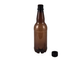 Coopers Amber PET Bottles 500ml with Tamper Evident Caps - Carton of 24