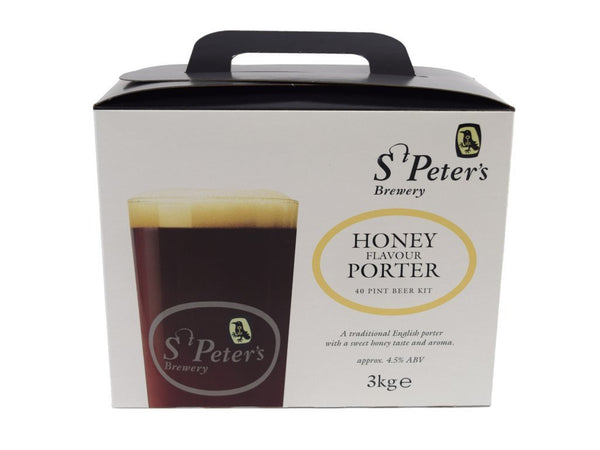 St Peters Brewery Honey Flavour Porter 3Kg Beer Kit Makes 40 Pints (23 Litres)