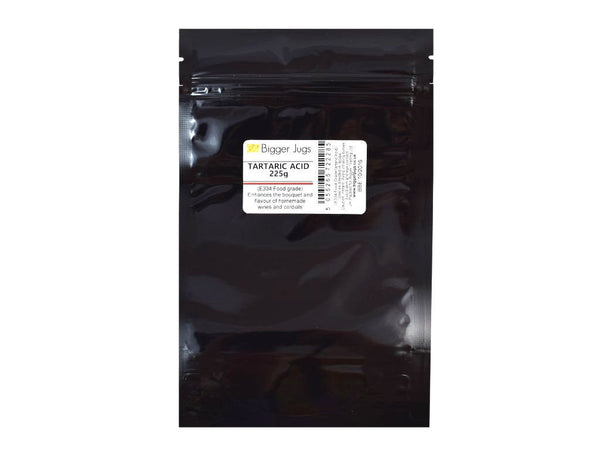 Tartaric Acid 225g Supplied in Heavy Duty Resealable Pouch