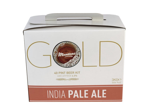 Muntons Gold IPA 3Kg Beer Kit Makes 40 Pints (23 Litres)