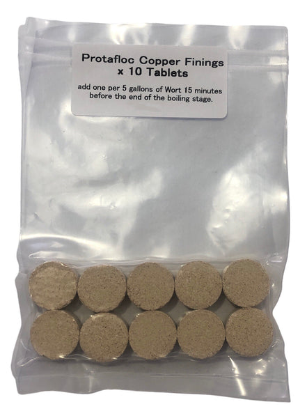 Protafloc Copper Finings Tablets - Pack of 10