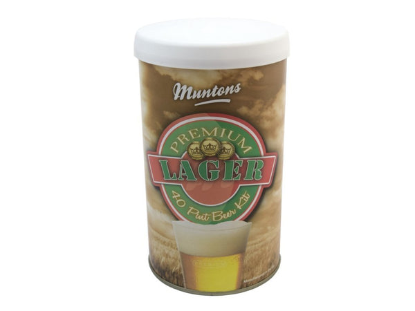 Muntons Premium Lager 1.5Kg Lager Kit Makes 40 Pints (23 Litres)