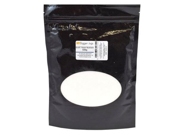 Yeast Nutrient Diammonium Phosphate D.A.P. 500g Supplied in Heavy Duty Resealable Pouch