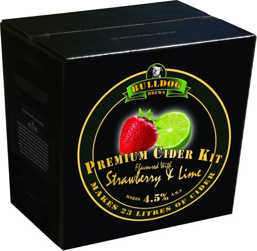Bulldog Brews Strawberry & Lime Flavoured 3.0Kg Cider Kit