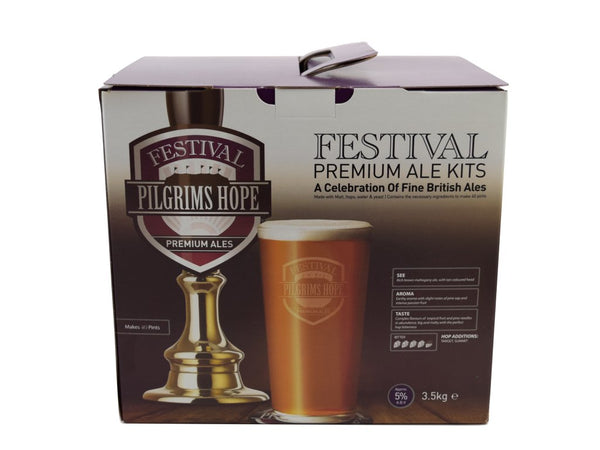 Festival Premium Ale Kits - Pilgrims Hope 3.5Kg Dark Best Bitter Beer Kit  - SPECIAL OFFER AS BEST BEFORE IS 30/04/2024