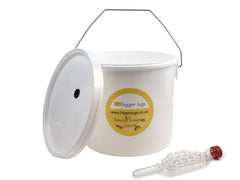 Fermentation Vessel - 5 Litre Bucket with Grommeted Lid & Airlock