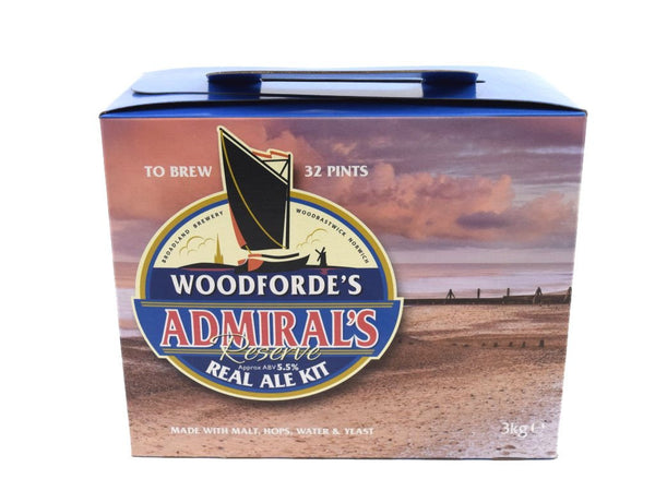 Woodfordes Admiral Reserve 3Kg Strong Ale Beer Kit (32 Pint / 18 Litre)