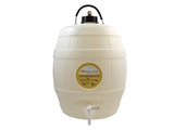 Pressure Barrel - 5 Gallon with 2" 8g Pin Valve Cap & Hoop Handle