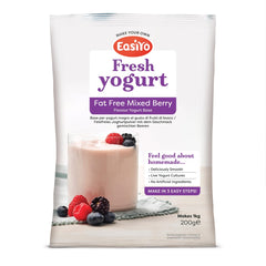 EasiYo Fat Free Mixed Berry Flavoured Yogurt Sachet 200g